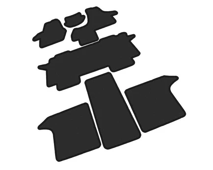Kilimėliai ARS VOLKSWAGEN T5 MULTIVAN 2003-2015 (7v., I, II ir III e.) /MAX5 Exclusive