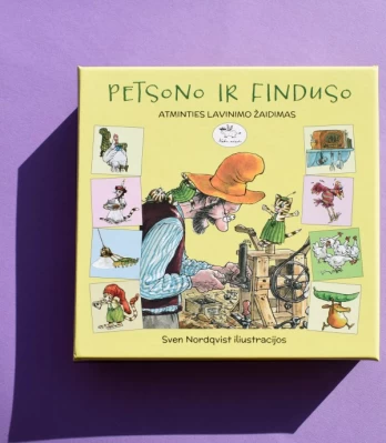 Petsono ir Finduso atminties lavinimo žaidimas