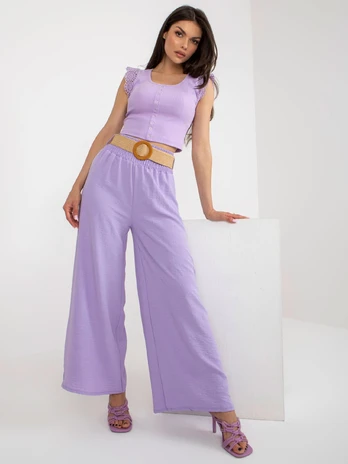 Kelnės šviesiai violetinės