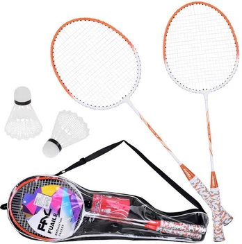 Jokomisiada Badminton set in a zipped case Rackets + shuttlecocks SP0819