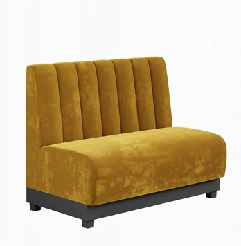 Loža Paris 120 cm, curry, velvet