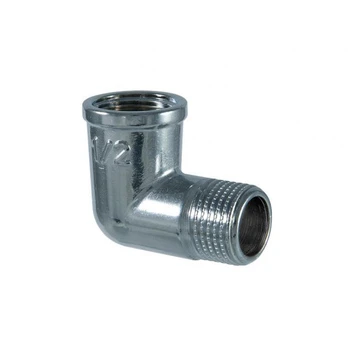 Alkūnė TMD brass, 1/2", 90°, vidinis/išorinis sriegis