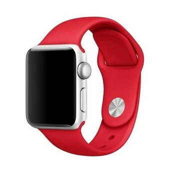 Mercury dirželis Silicon Apple Watch 38|40| 41 mm raudona|red