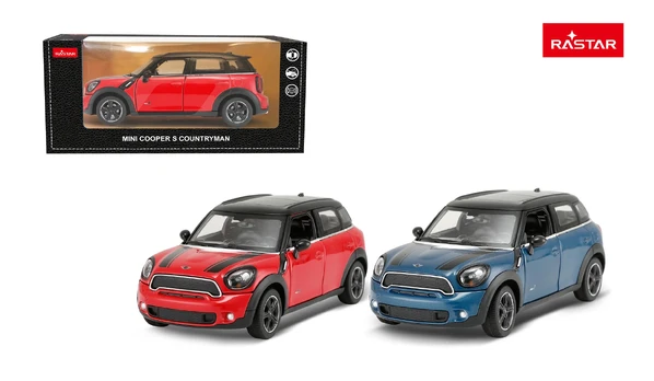 Metal Car 1:24 MINI Countryman Red RASTAR