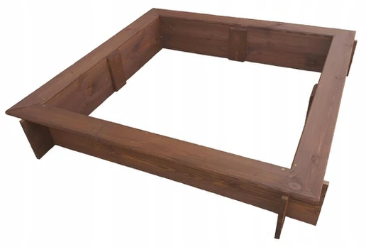 Medinė smėlio dėžė P1 120x120 Rosander