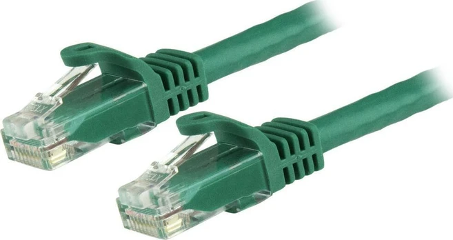 StarTech 1,5 M CAT6 CABLE - Žalias/SNAGLESS - 24 AWG VARINIS LAIDAS