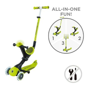 GLOBBER paspirtukas Go Up Deluxe Flash L