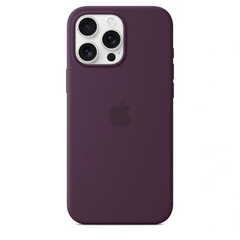 Dėkliukas APPLE iPhone 16 Pro Max Silicone MagSafe - Plum