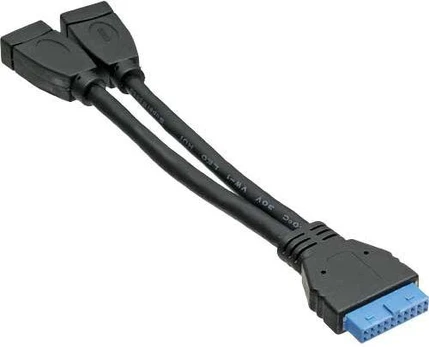 InLine USB 3.0 adapteris yra 19 kontaktų – USB 3.0 (33445I)