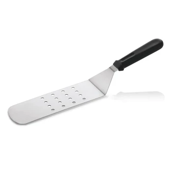 Konditerinė mentelė Was Perforated, 20 cm, sidabro/juoda