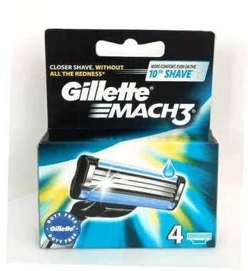 Gillette Skustuvai Mach3 4 Vnt.