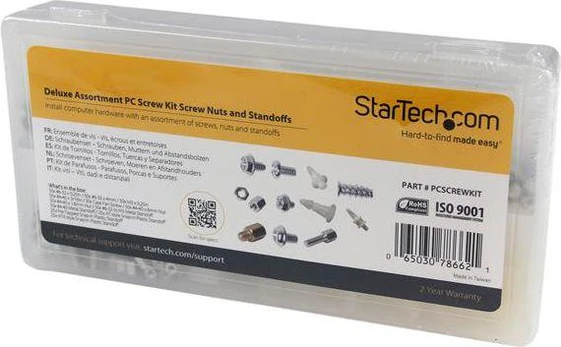 StarTech Deluxe Assortment PC Screw Kit - Screw Nuts and Standoffs (PCSCREWKIT)