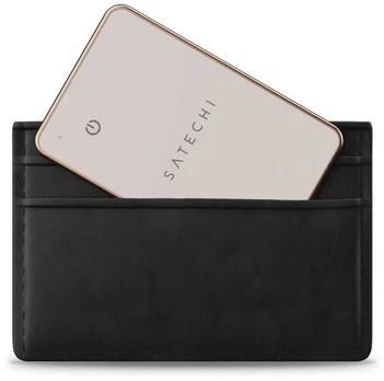 Satechi FindAll Wallet Card with Apple Find My precision tracking and elegant design - Desert Rose