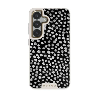 Night Sky - Dotted Samsung Galaxy S25 Plus Case, Elite Light (Magnetic) / Gold