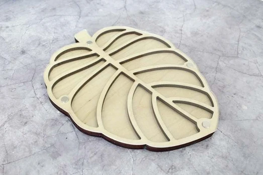 Organiser for beads "Leaf" (with lid) OR-185