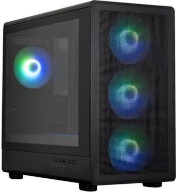 M5 BLACK mATX Mini Tower 4xFans ARGB