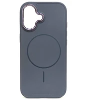 Mėlynas dėklas Apple iPhone 17 telefonui "Frame Mag Cover"