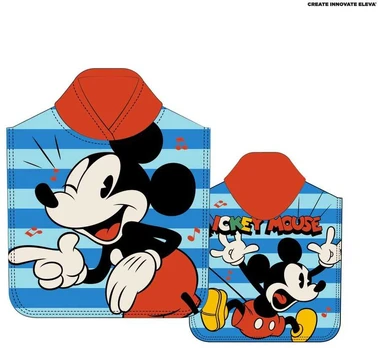 Rankšluostis Disney Mickey microfibre poncho towel