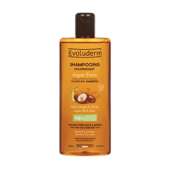 EVOLUDERM ARGAN DIVIN plaukų šampūnas, 400 ml