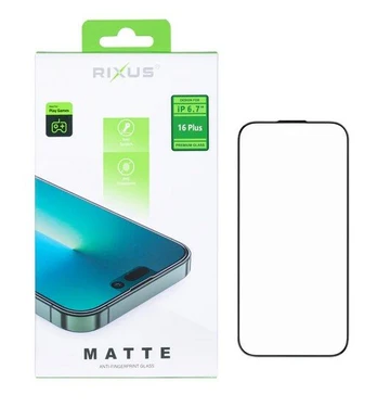 Rixus Matte matinis stiklas iPhone 16 Plus