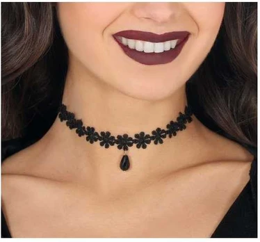 Fiesta Choker med sort sten