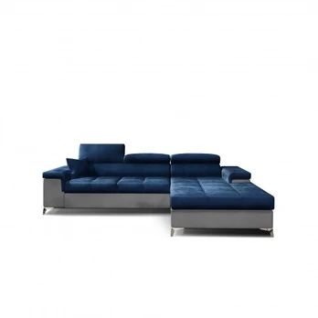 Kampinė sofa Ricardo su patalynės dėže, audinys Monolith 77, Monolith 84