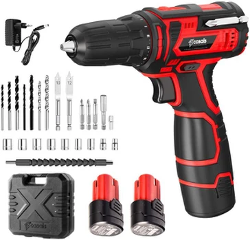 CASALS CID1251BCA 12 V akumuliatorinis gręžtuvas-suktuvas