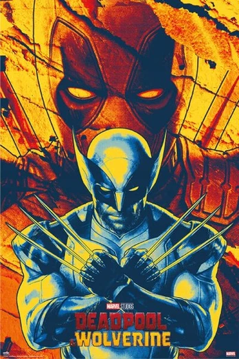 Deadpool ir Wolverine Marvel Plakatas 61x91,5 cm Sieninis