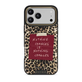 Nothing Changes - iPhone 17 Pro Max Case, Elite Dark (MagSafe) / Gold