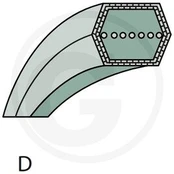 „Granit by Pix Double V-Belt“ D tipas 13 x 2441 AA94