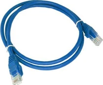 Patch-cord U/UTP kat.6 PVC 5.0m mėlyna ALANTEC