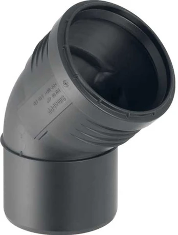 32 mm x 45° Bøjning Silent PP Geberit