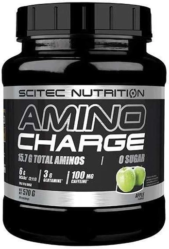 Scitec Amino Charge 570 g. (Mėlyna Raspberry skonis )