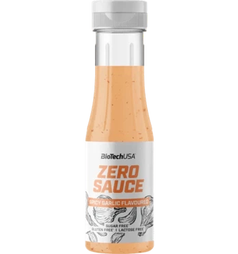 BioTech Zero Sauce, Spicy Garlic, 350 ml
