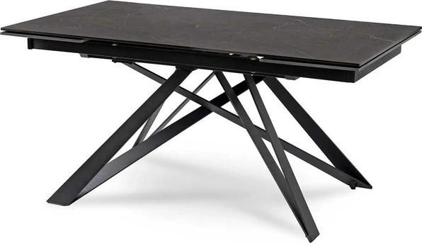 Stół MAXIME 160-240 cm Juodas marmur