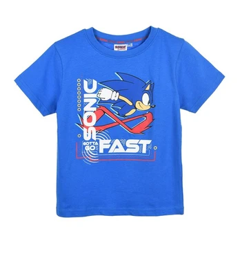 Marškinėliai berniukams Sonic, mėlyni