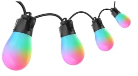 Outdoor string light NEEWER RGB warm baltas