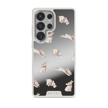Late Again - Samsung Galaxy S25 Ultra Case, Elite Mirror Light (Magnetic) / Silver