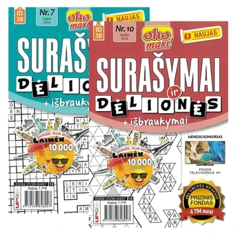 Žurnalas OHO MAXI.SURAŠYMAI IR DĖLIONĖS