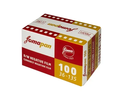 Fomapan 100 135-36 packed in "RETRO PAN-Box"