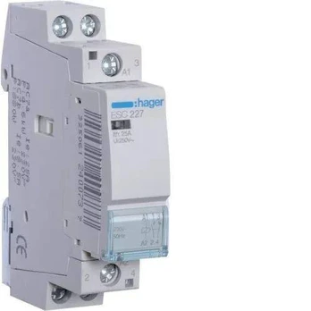 Hager modulinis kontaktorius 25A 1NO 1R 230V AC ESC227
