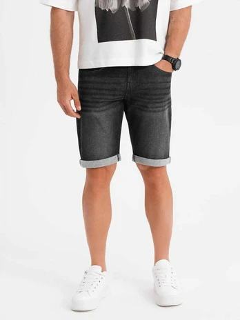 men's shorts - juodas