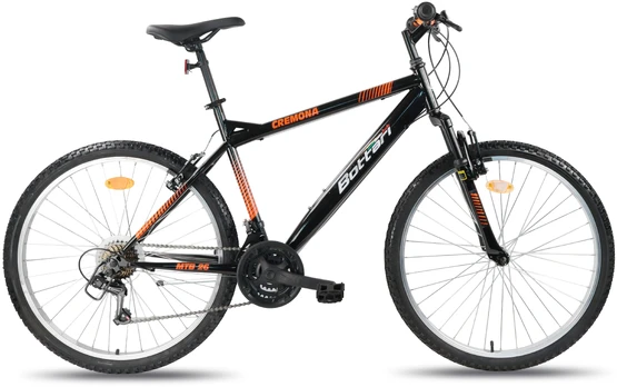Kalnų dviratis Bottari CREMONA, 26", juodas