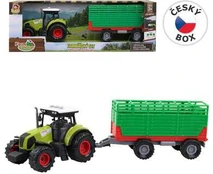 MaDe 07212 Traktor s přívěsem, se zvukem a světlem