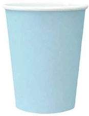 Kartoninės stiklinės Paw 250ml/8vnt. šv.mėlyni