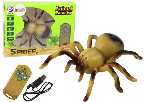 Nuotoliniu būdu valdoma tarantulas, geltonas