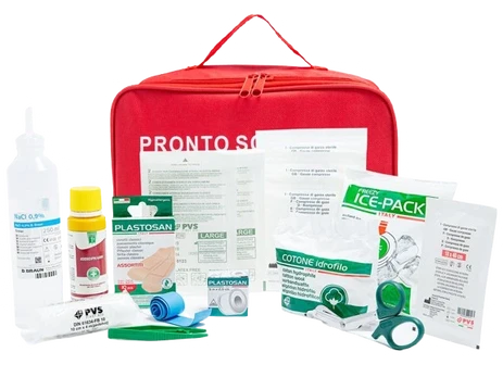 Pirmosios pagalbos rinkinys nailoniniame dėkle