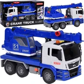 Construction Crane with Movable Arm Sound and Light ZA5226 kaina