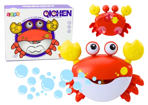 Vonios žaislas, krabas Lean Toys, raudona