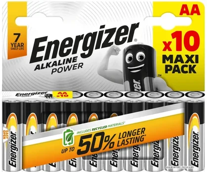Energizer battery Alkaline Power AA CHP10